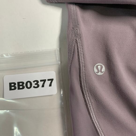 Lululemon 4 Align High Rise Leggings 25" Scallop Violet Verbena Gym Dance - Picture 3 of 10